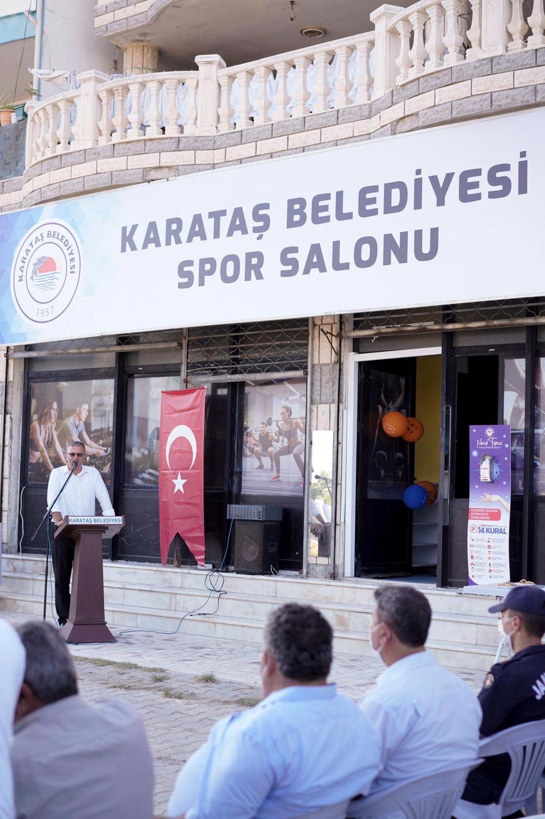 Karataş Belediyesi Spor Salonu Açıldı.