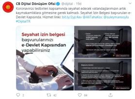 Seyahat İzin Belgesi e-Devlet’ten alınabilecek