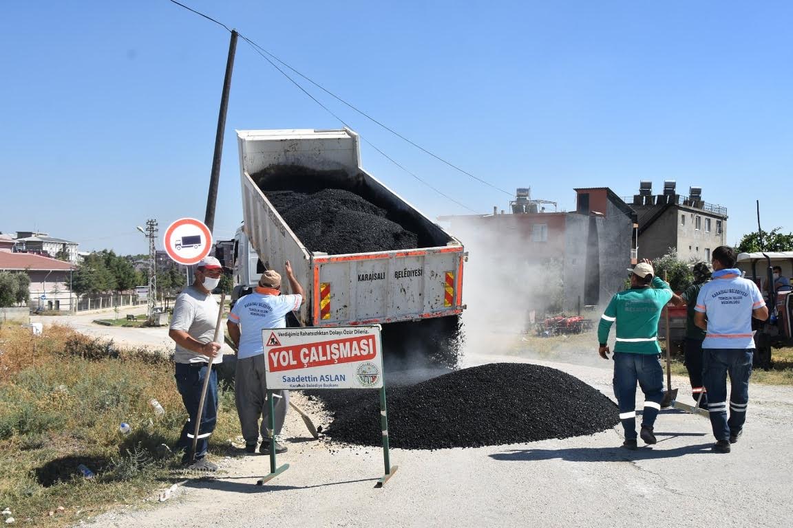 Karaisalı Belediyesi’nden Asfalt Atağı