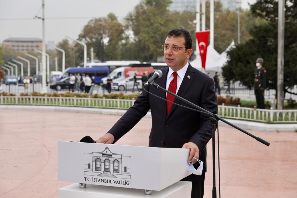 6 EKİM İSTANBUL’UN KURTULUŞU TAKSİM’DE KUTLANDI