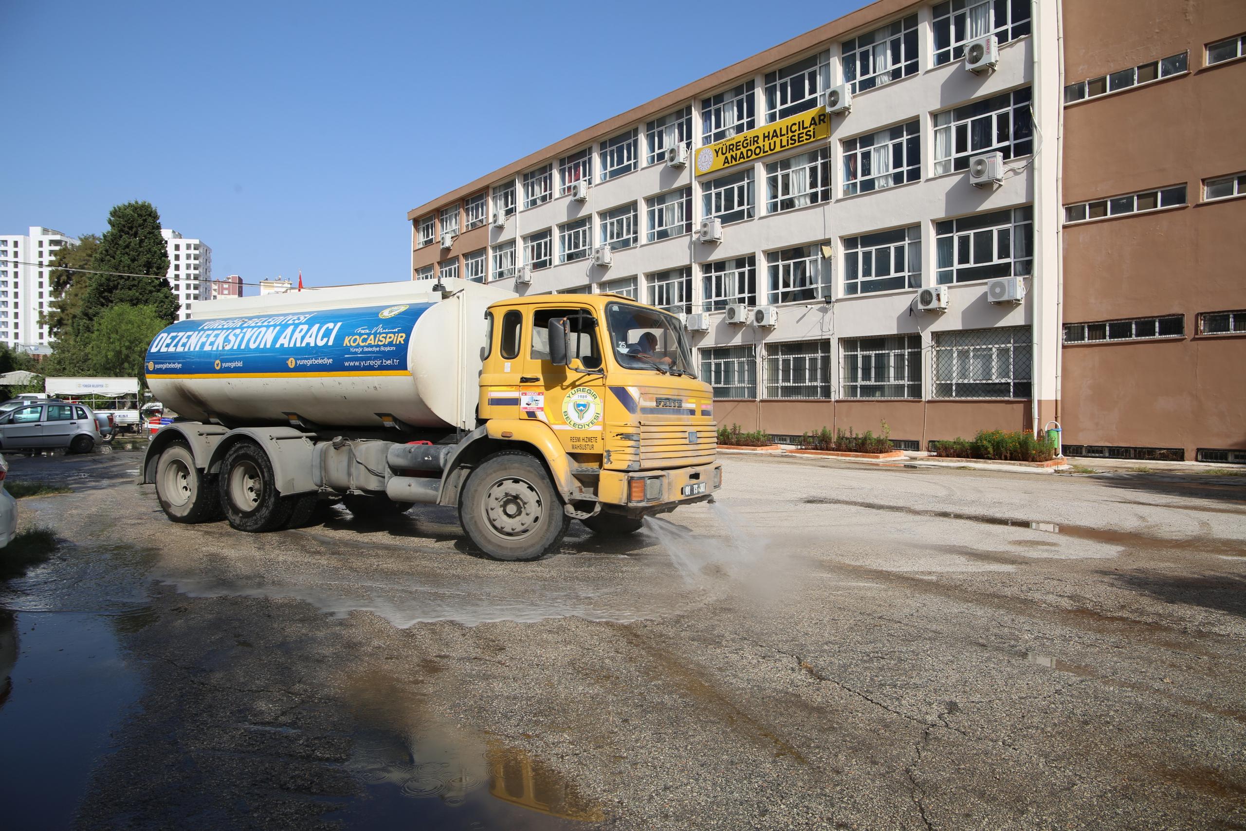 YÜREĞİR’DE OKULLAR YÜZ YÜZE EĞİTİME HAZIRLANIYOR