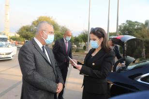 REKTÖR PROF. DR. TUNCEL BORSA VE ODALARI ZİYARET ETTİ