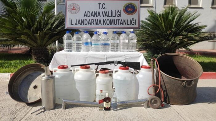 Adana’da sahte içki operasyonu