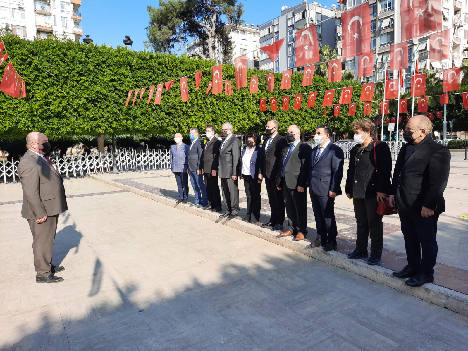 ÇGC, 5 Ocak nedeniyle Atatürk Anıtı’na çelenk koydu