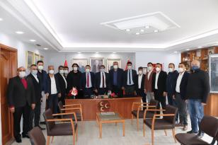 MYK Üyesi Varlı ve Öztürk’tenilk ziyaret Avcı’ya