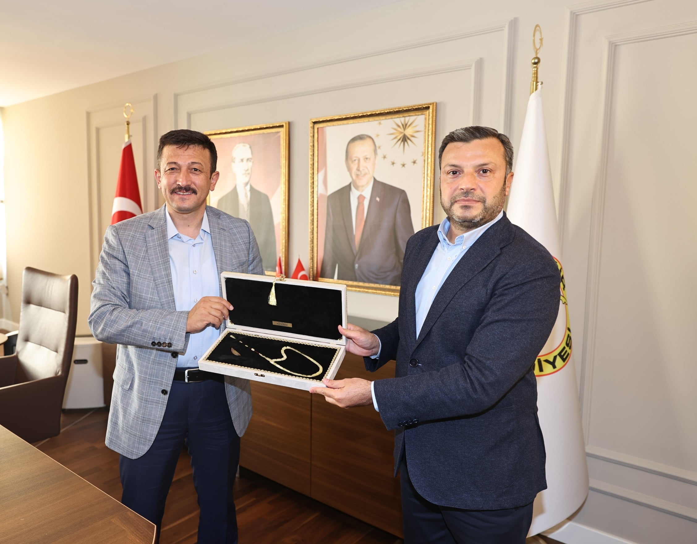 AK Parti Genel Başkan Yardımcısı Hamza Dağ Başkan Kocaispir’i ziyaret etti