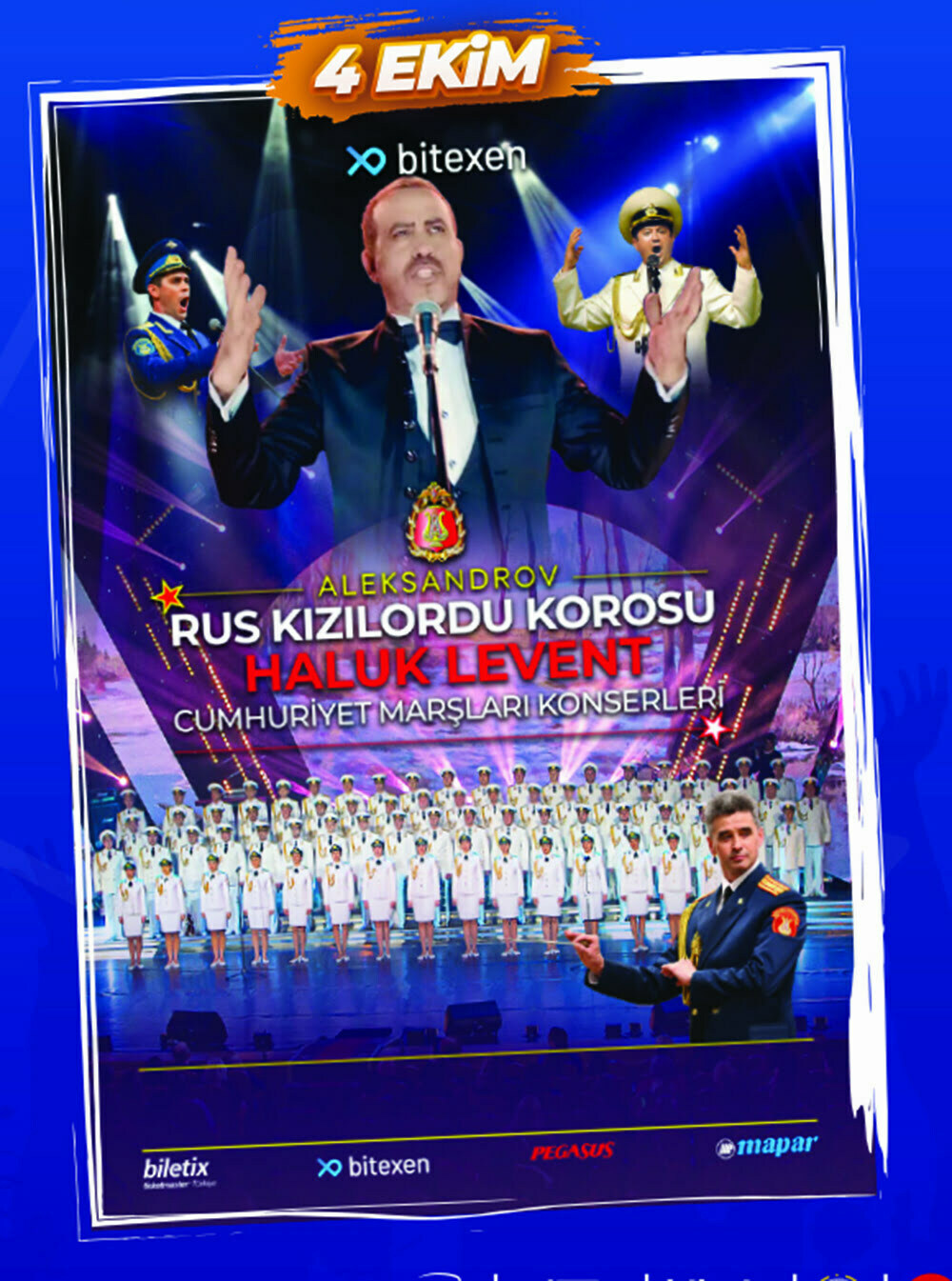Haluk Levent ve Rus Kızılordu korosu Adana’da konser verecek