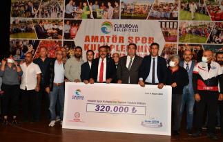 Çukurova Belediyesi amatör kulüplere 320 bin TL destek sağladı