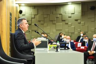 VALİ ELBAN KURUM MÜDÜRLERİYLE BİR ARAYA GELDİ