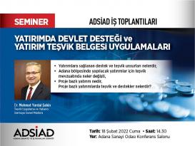 ADSİAD’dan ‘yatırım’ semineri