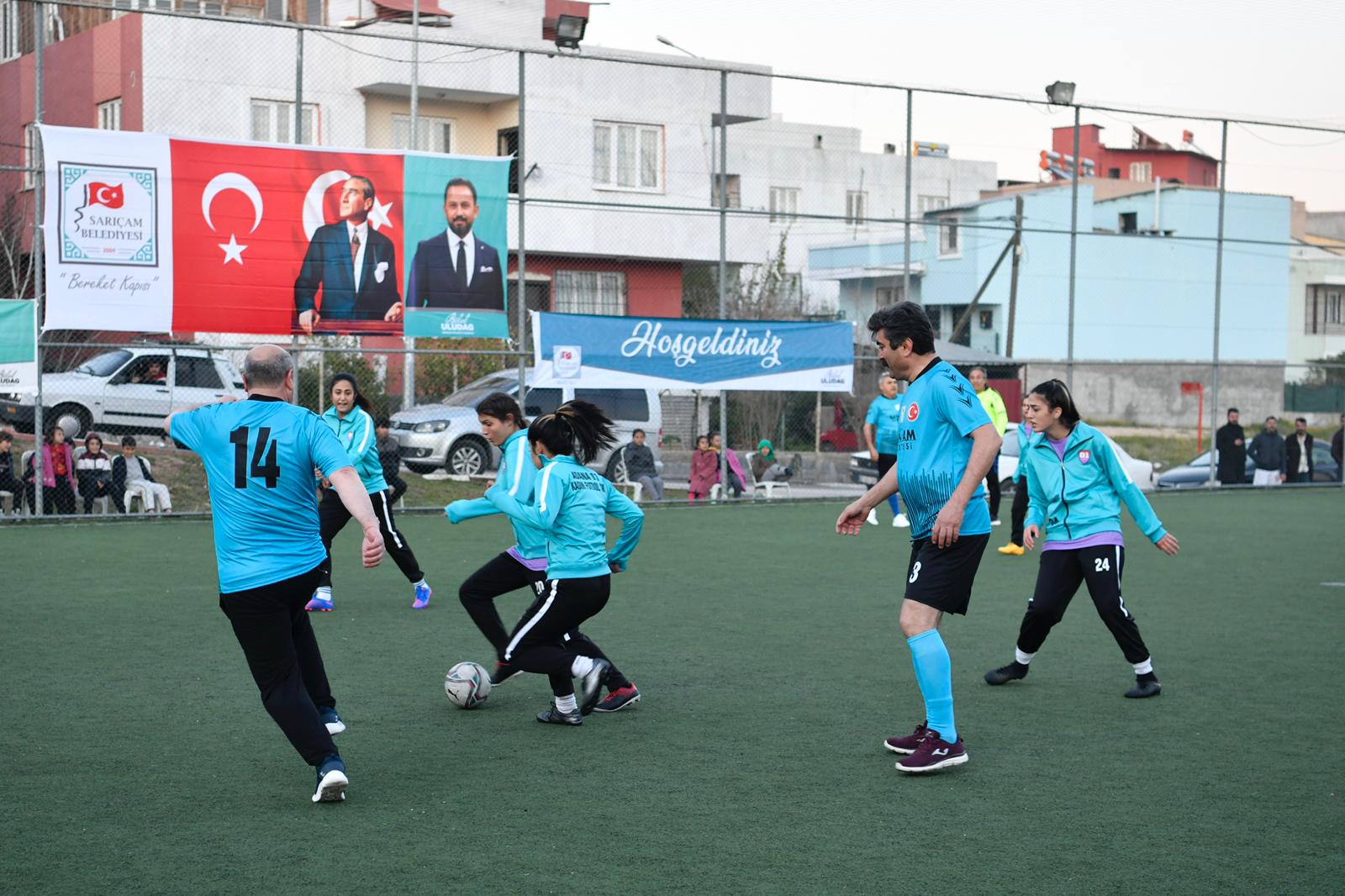 SARIÇAM’DA FUTBOL HEYECANI BAŞLADI