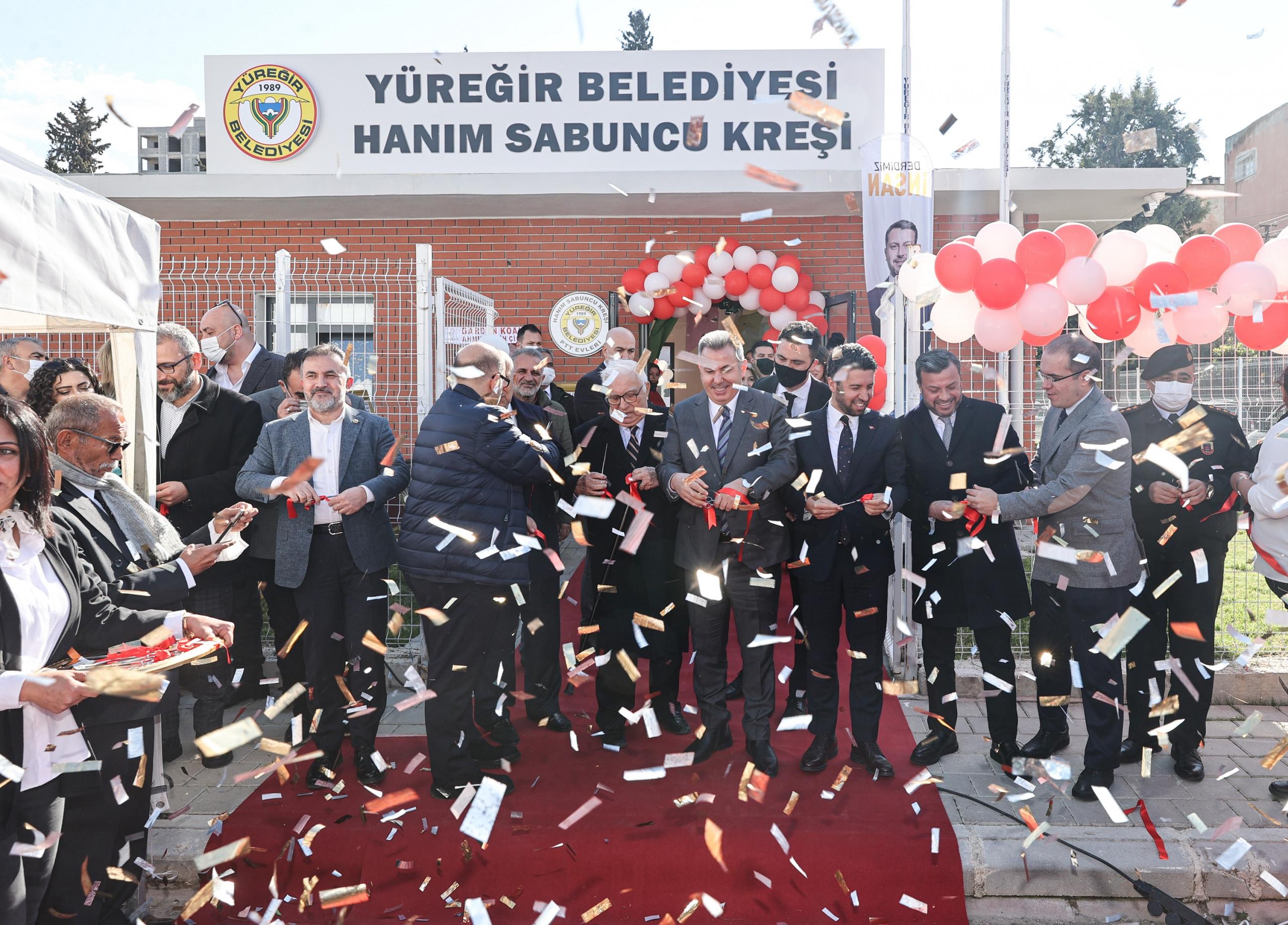 YÜREĞİR BELEDİYESİ HANIM SABUNCU KREŞİ TÖRENLE AÇILDI