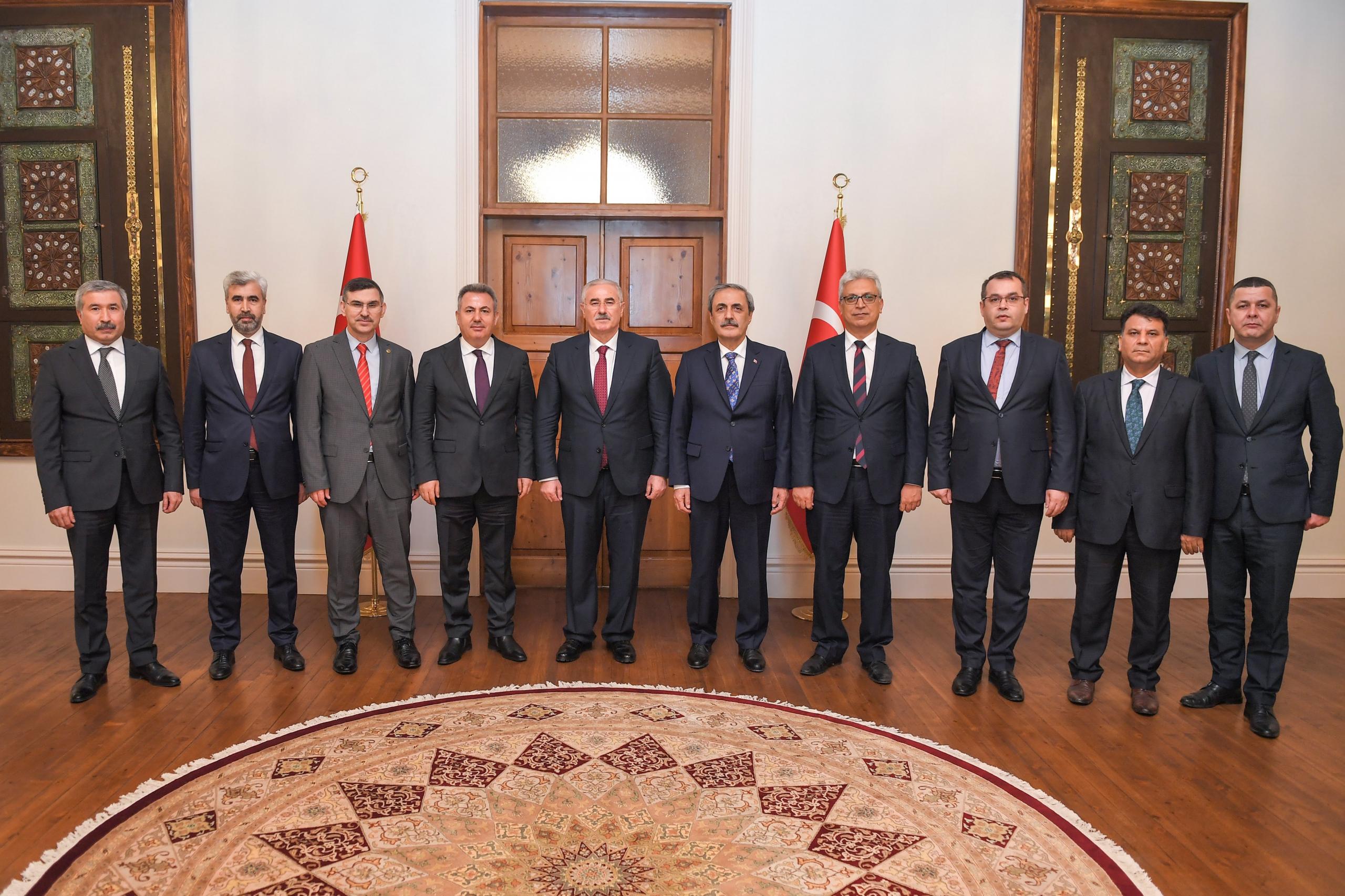 YARGITAY ÜYELERİNDEN VALİ ELBAN’A ZİYARET