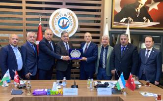 Özbekistan Büyükelçisi Azamhocayev’den ATB’ye Ziyaret