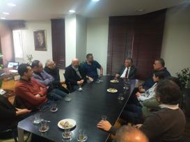Zeydan Karalar’dan Mimarlar Odası’na tebrik ziyareti