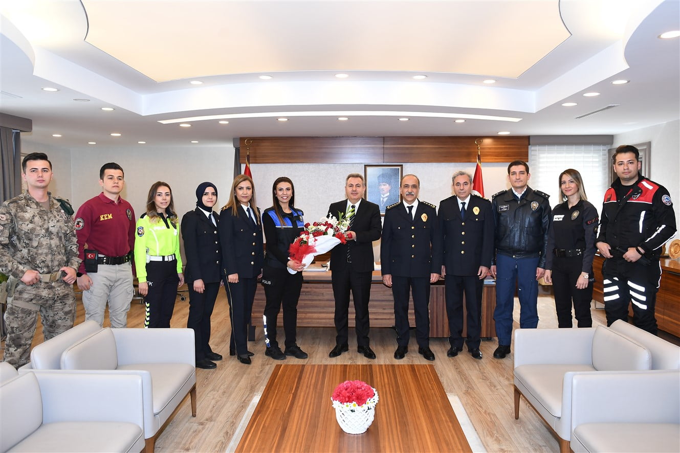 VALİ ELBAN’A 10 NİSAN POLİS HAFTASI ZİYARETİ