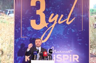 BAŞKAN KOCAİSPİR GÖREVDEKİ 3 YILINI DEĞERLENDİRDİ