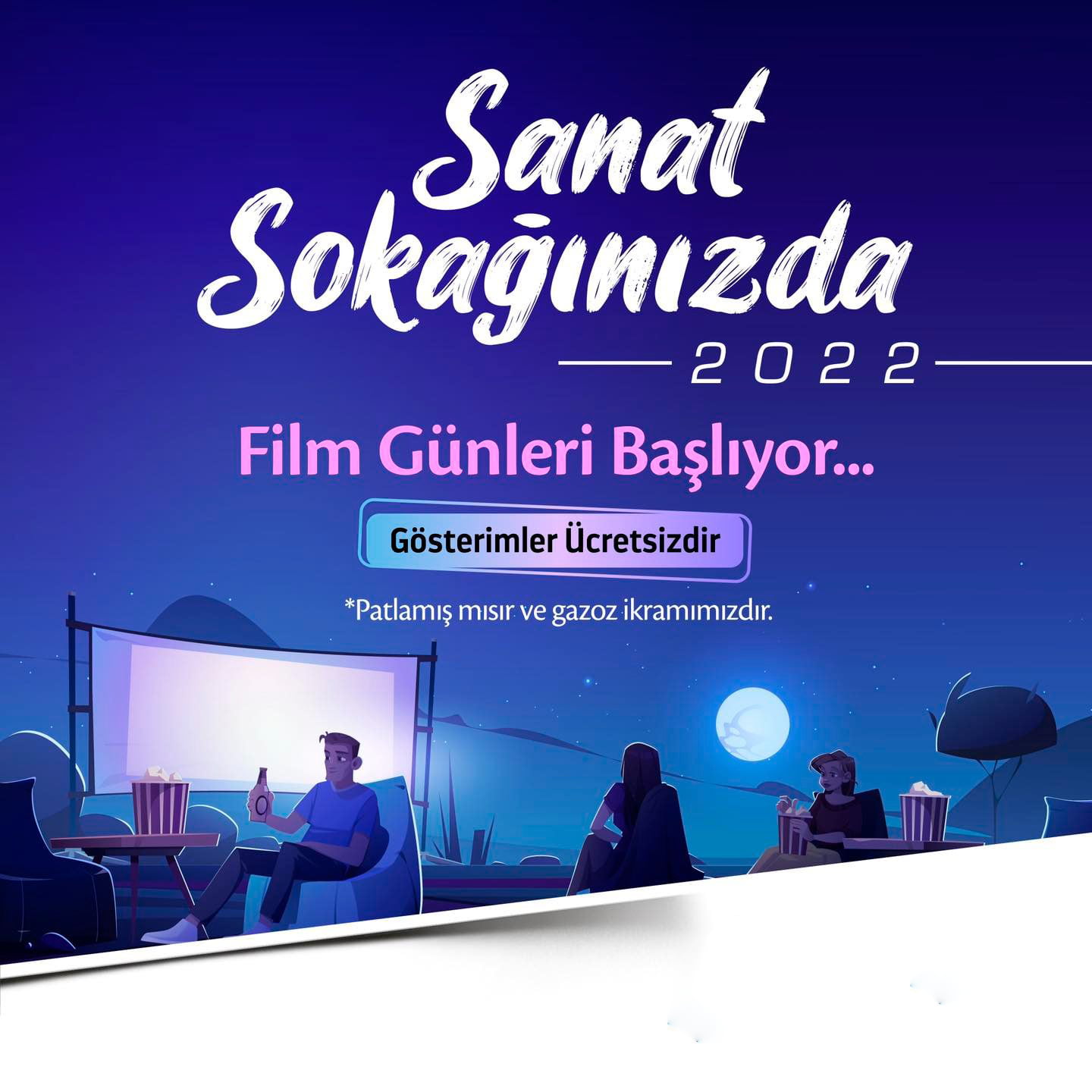 Patlamış Mısır ve Gazozla Sinema Günleri Başlıyor