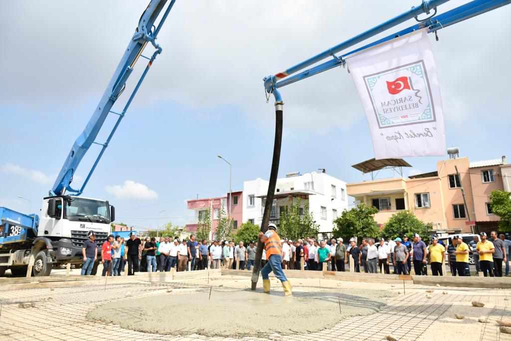 SARIÇAM BELEDİYESİ’NDEN İLÇEYE BİR SPOR KOMPLEKSİ DAHA