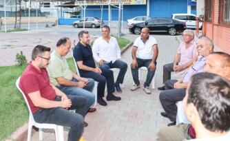BAŞKAN KOCAİSPİR YÜREĞİR CEMEVİ’Nİ ZİYARET ETTİ