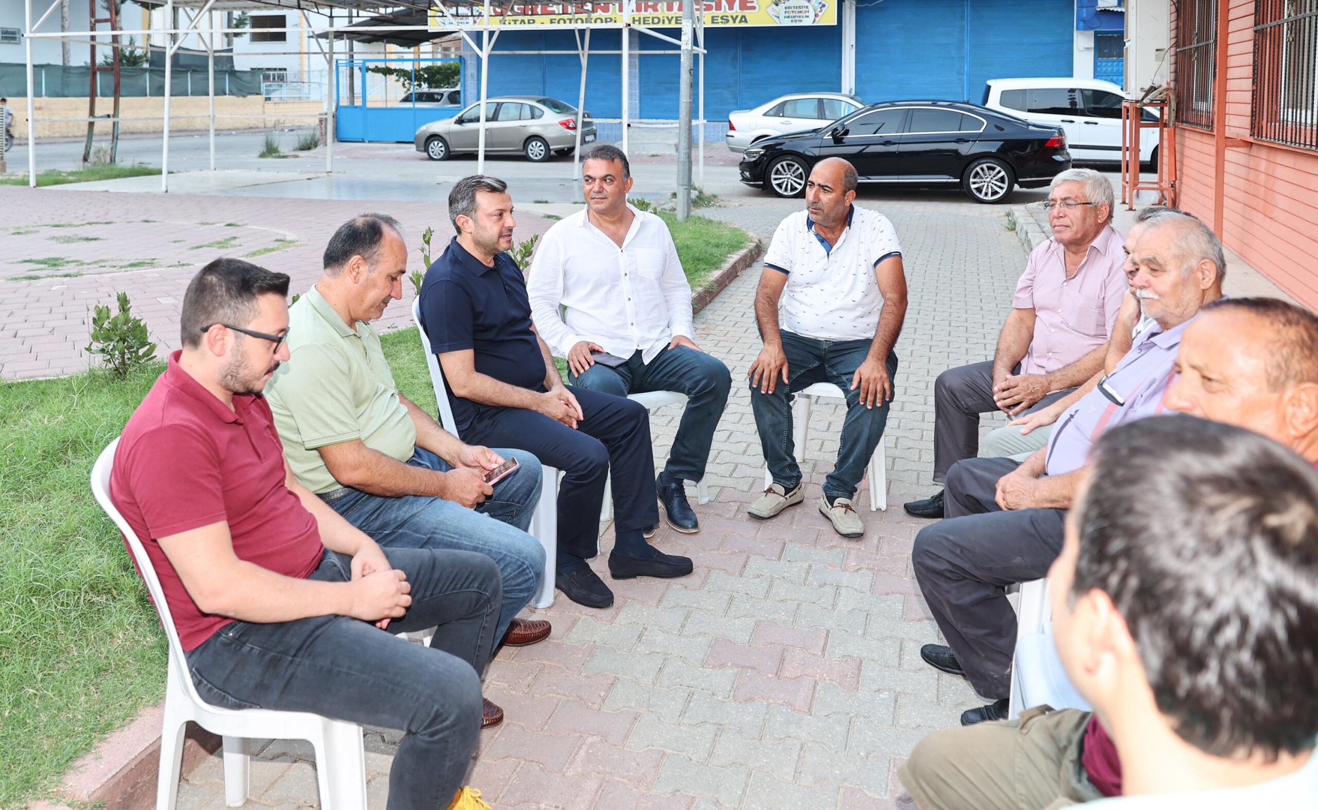 BAŞKAN KOCAİSPİR YÜREĞİR CEMEVİ’Nİ ZİYARET ETTİ