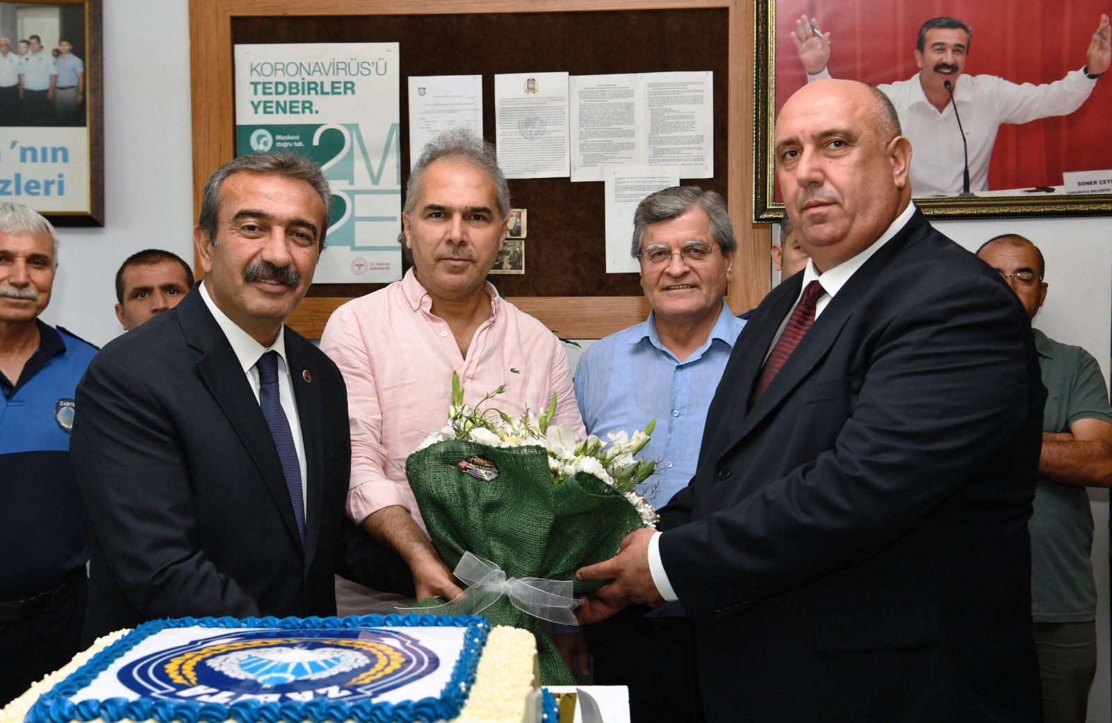 Soner Çetin’den zabıtaya teşekkür