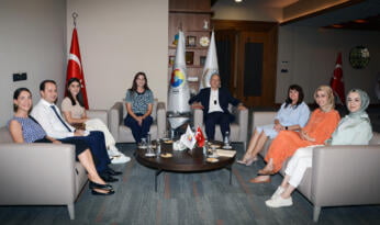 AOSB Kadın Sanayiciler Platformundan ATB Başkanı Bilgiç’e ziyaret