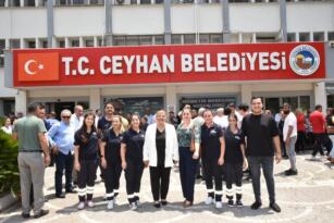 Ceyhan Belediyesi huzurlu çalışıyor