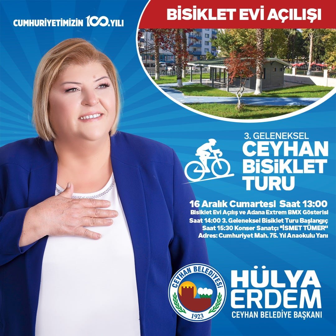 Ceyhan, Bisiklet Evi açılışına hazır