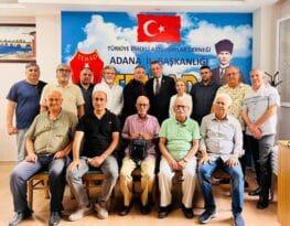 Türkiye Emekliler ve Çalışanlar Partisi Genel Başkanı Erten ve beraberindekiler TEMAD Adana Şubesini ziyaret etti.