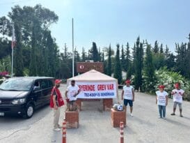 ODTÜ grevde