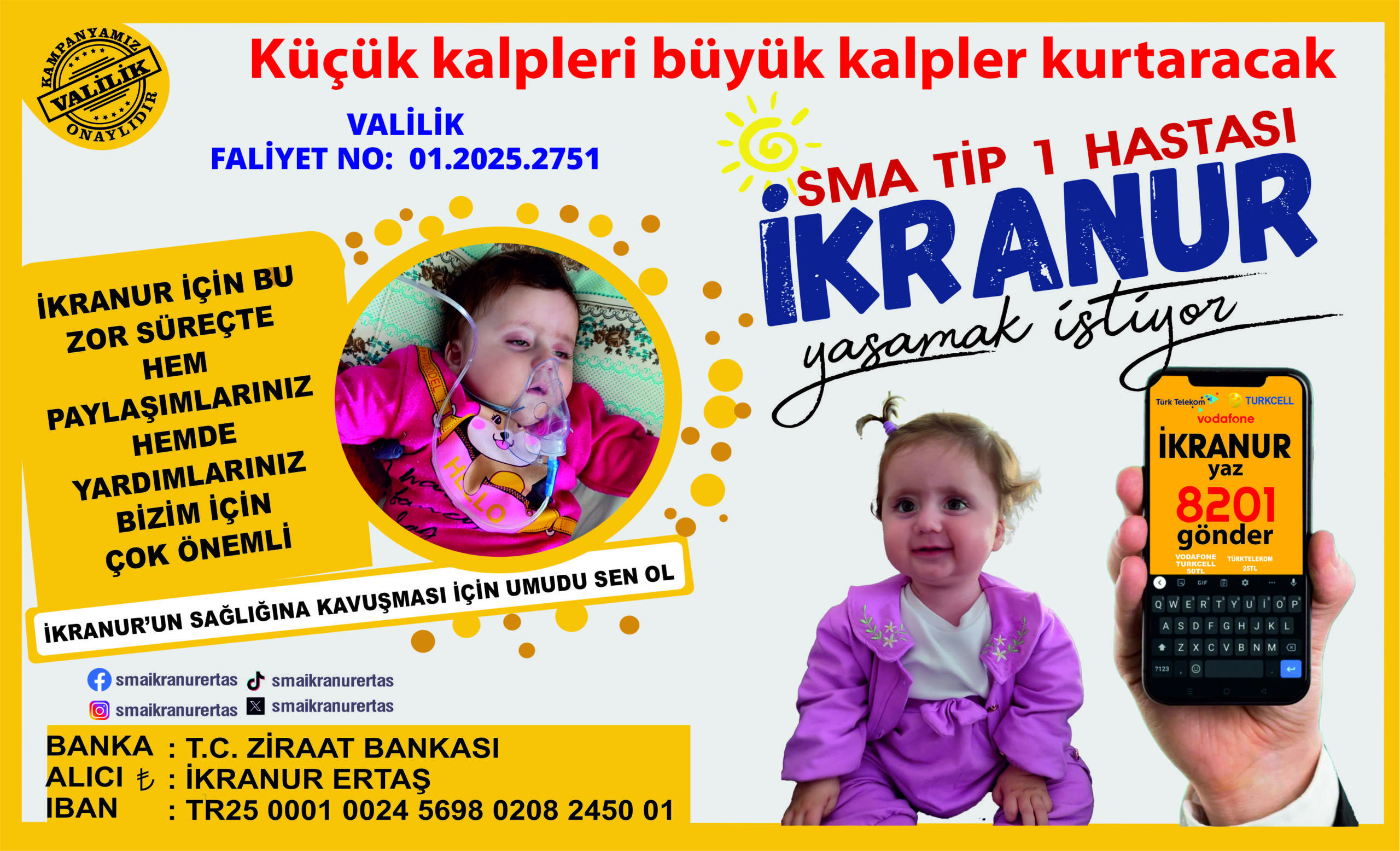 İkranur’un Yaşam Mücadelesi: Zamanla Yarışan Bir Ailenin Çığlığı