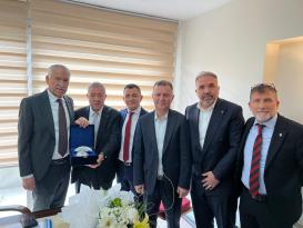 Türk-İş heyetinden Başkan Karalar’a ziyaret