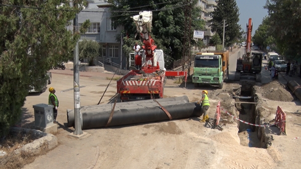 Sık arızalanan içme suyu hattı yenileniyor