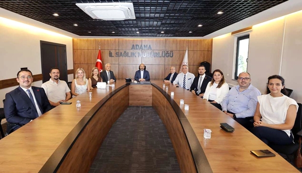 TDB VE ADANA DİŞ HEKİMLERİ ODASINDAN İL SAĞLIK MÜDÜRLÜĞÜNE ZİYARET